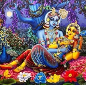 The divine couple Sri Sri Radha and Krishna
