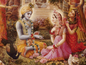 Sri Sri Radha and Krishna in Vrindavan